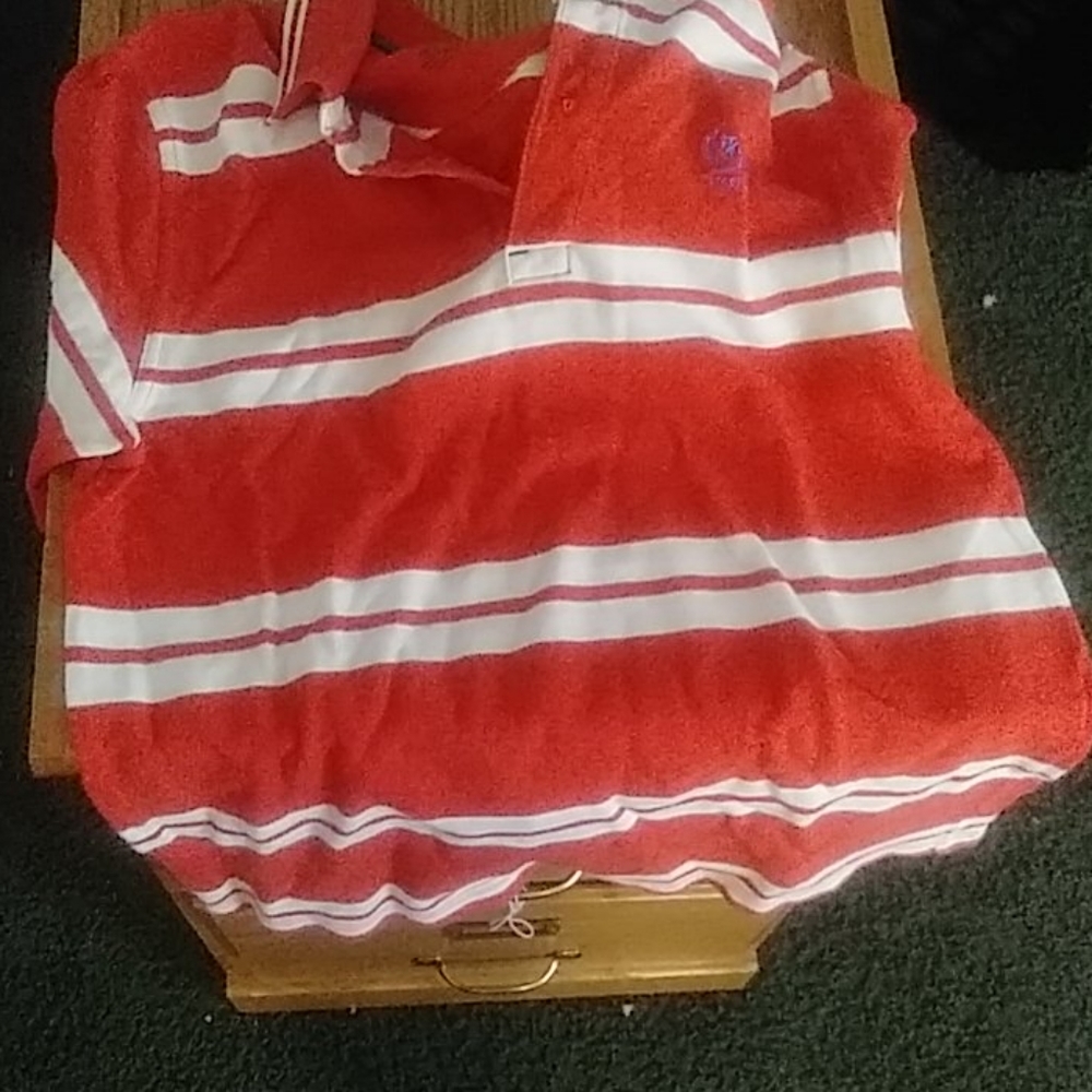 Izod Henley Stripped shirt